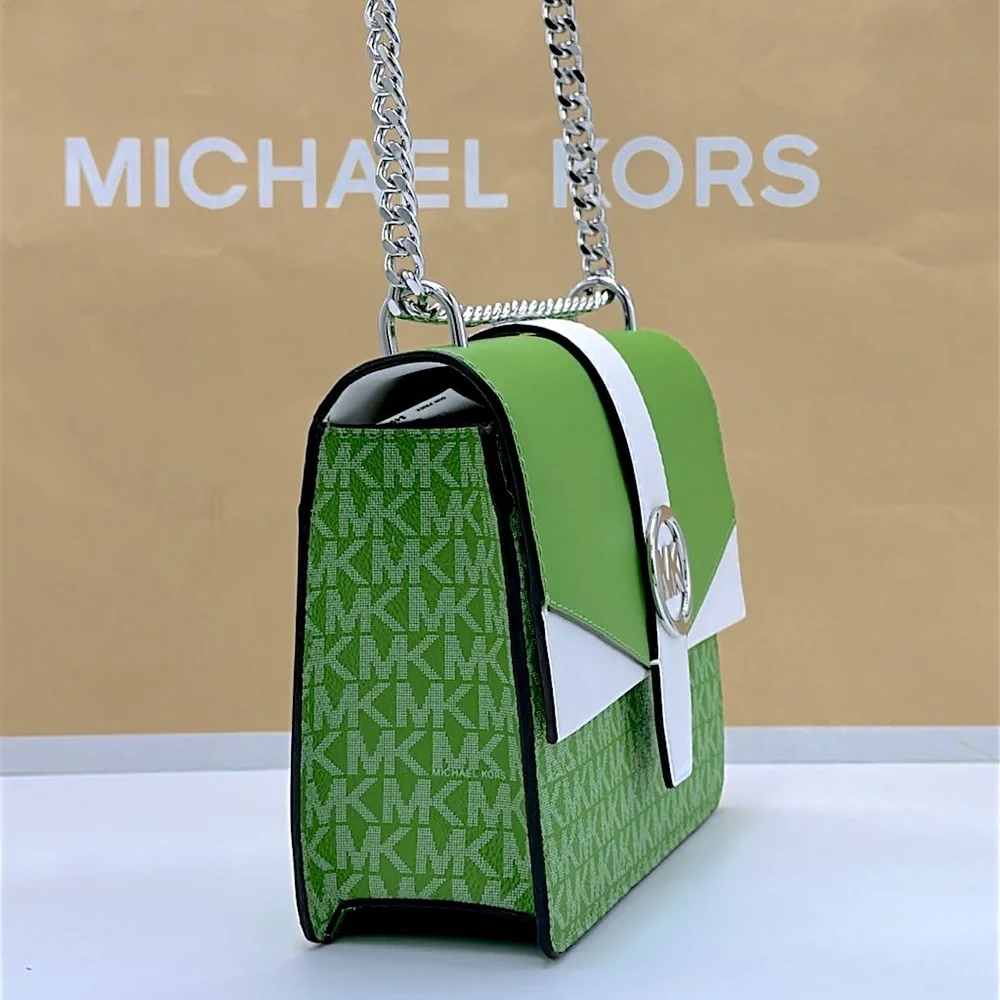 Michael Kors Greenwich Small Color-Block Signature Logo FlapCrossbody Bag
Jungle - Picture 7 of 16